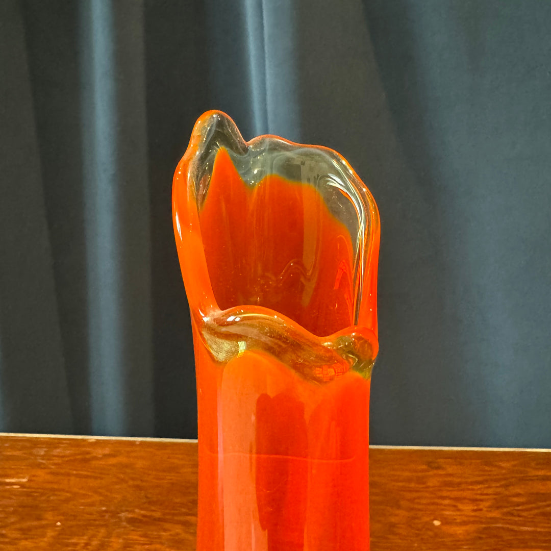 Viking Persimmon Swing Vase