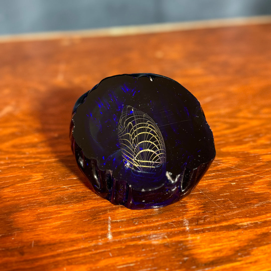 Rollin Karg Art Glass Paperweight