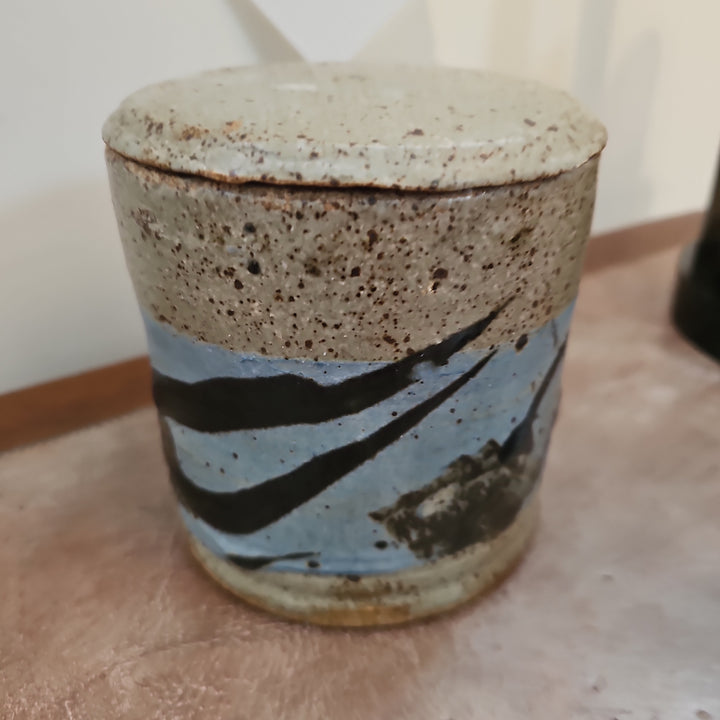 Covered Studio Pottery Container