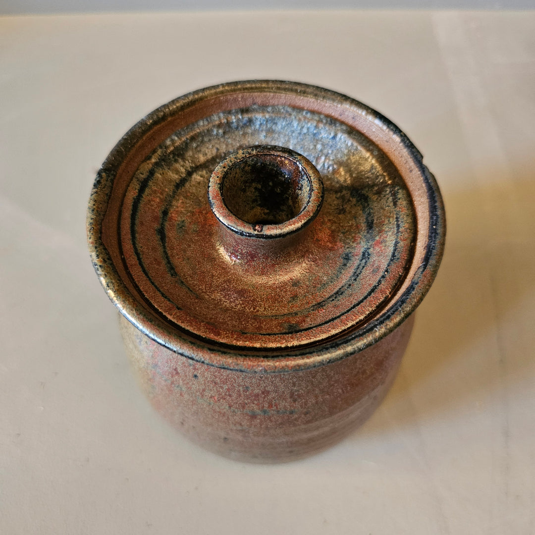 Small Lidded Ceramic Jar