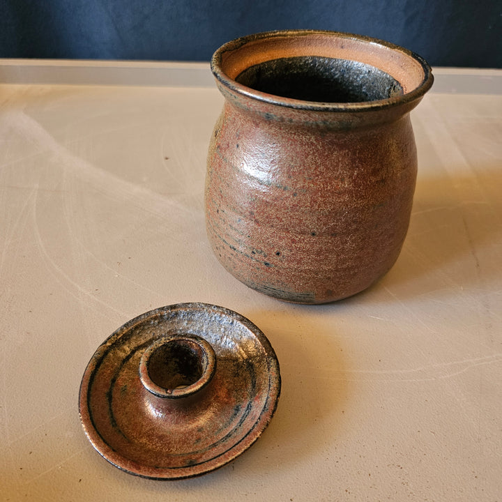 Small Lidded Ceramic Jar