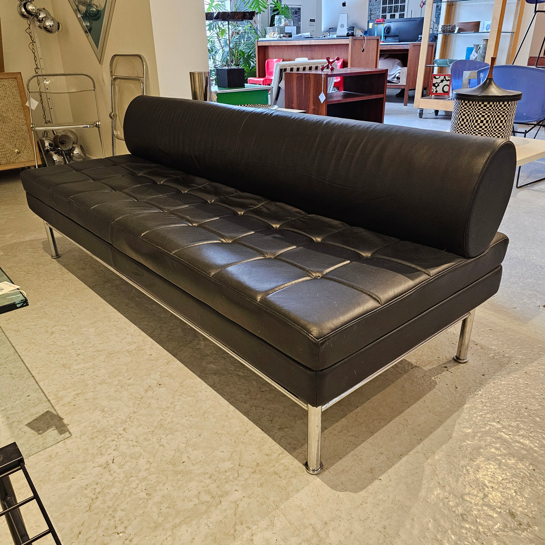 Black Modern Armless Sofa