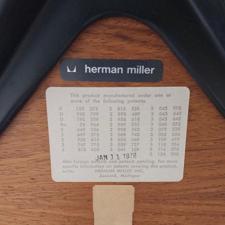 Herman Miller Eames Lounge Chair & Ottoman - 1978