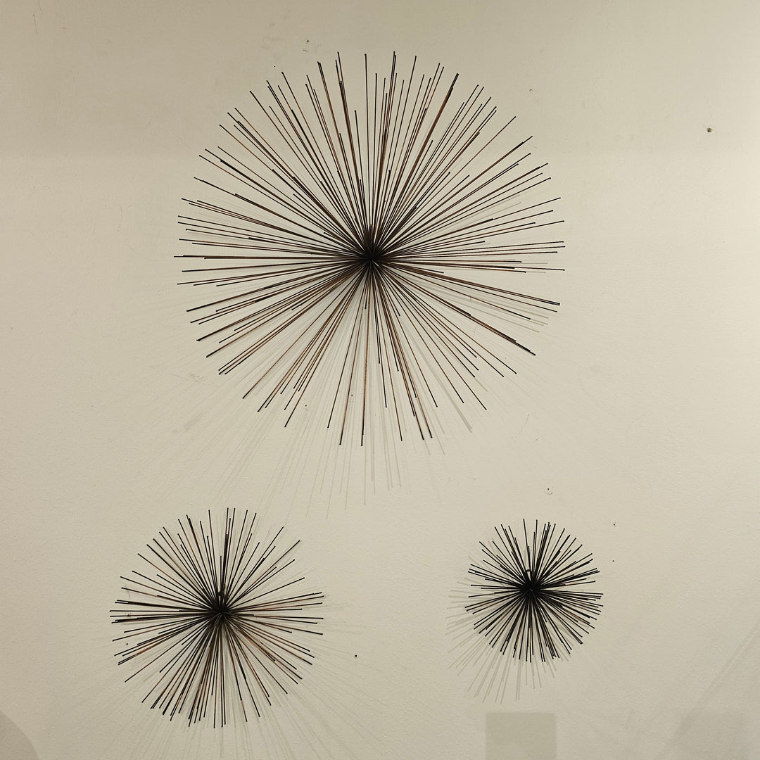 Curtis Jere Style Urchin Wall Sculpture