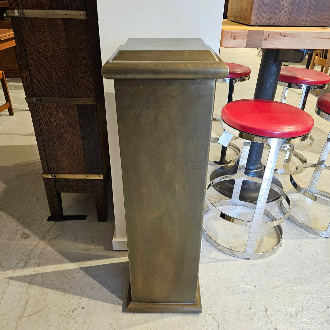 Brass Tone Pedestal