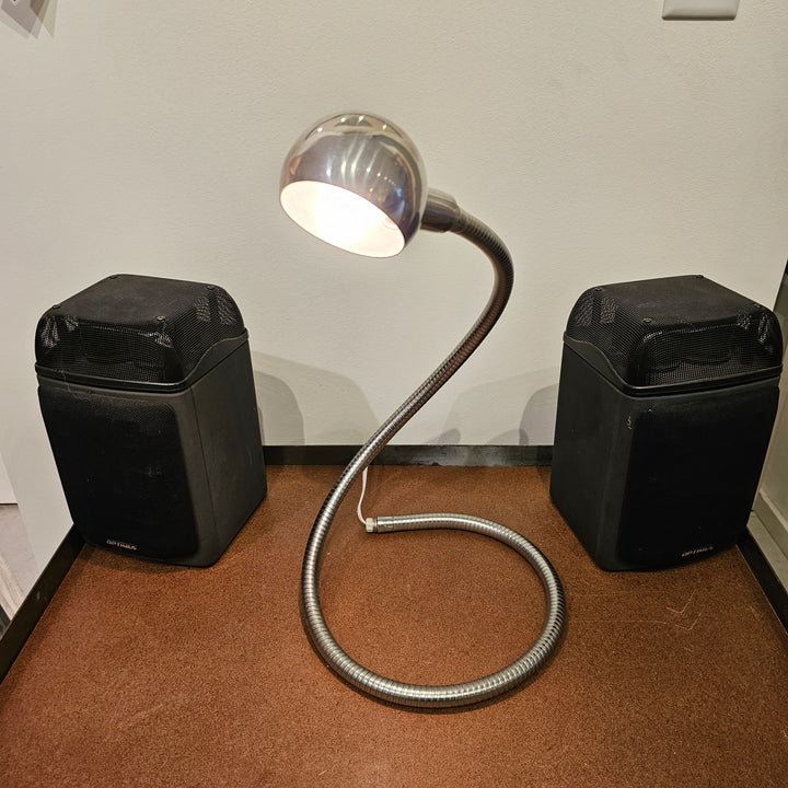 Rare 'Charmer' Hebi Snake Style Chrome Lamp