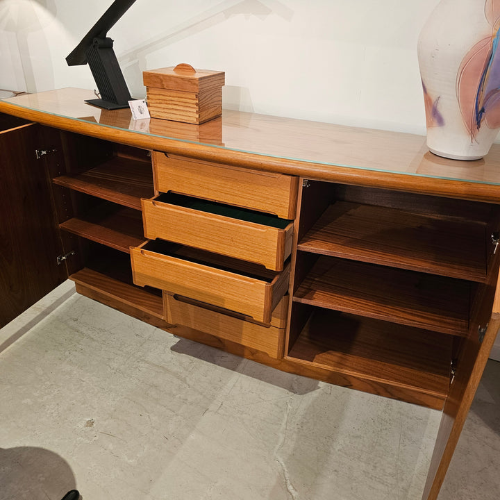 Skovby Danish Teak Curved Front Sideboard