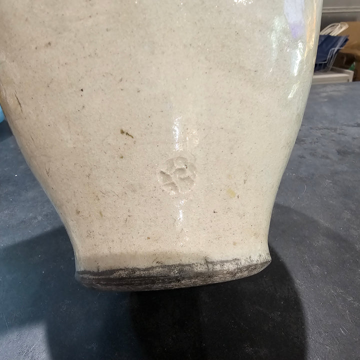 Vintage White Raku Vase