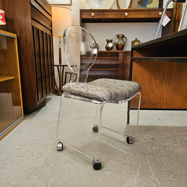 Vintage Lucite Vanity Side Chair