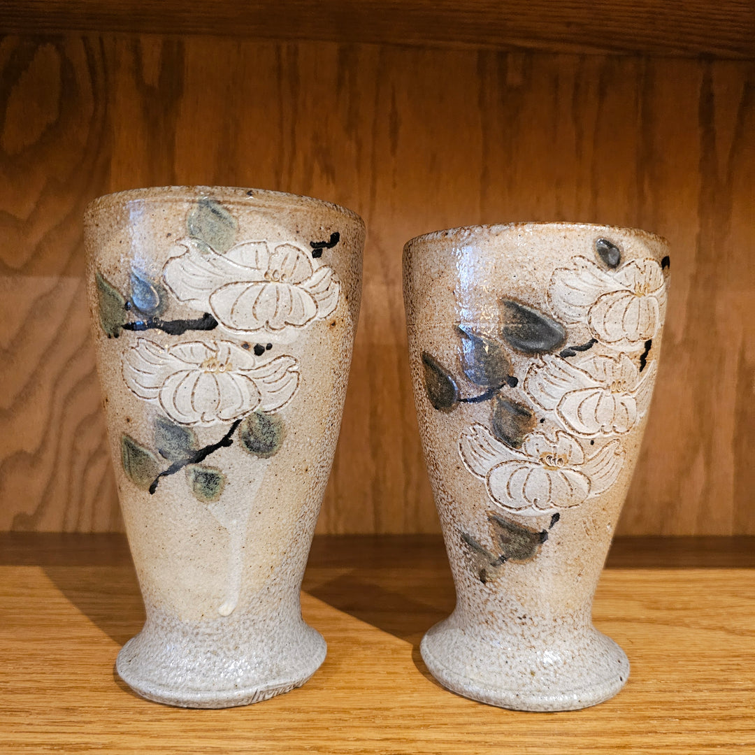 Pair of Paul Morris Ceramic Tumblers