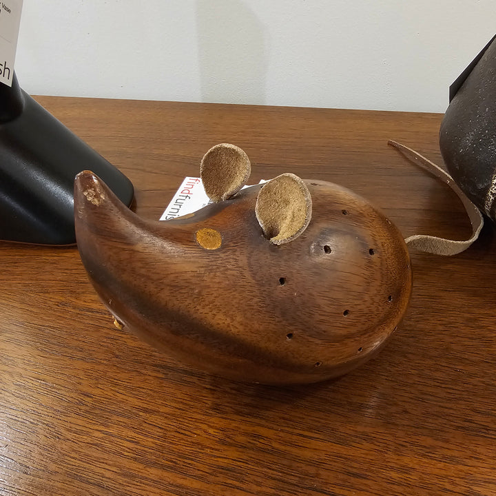 Danish Teak Mouse Hors D'oeuvres Holder