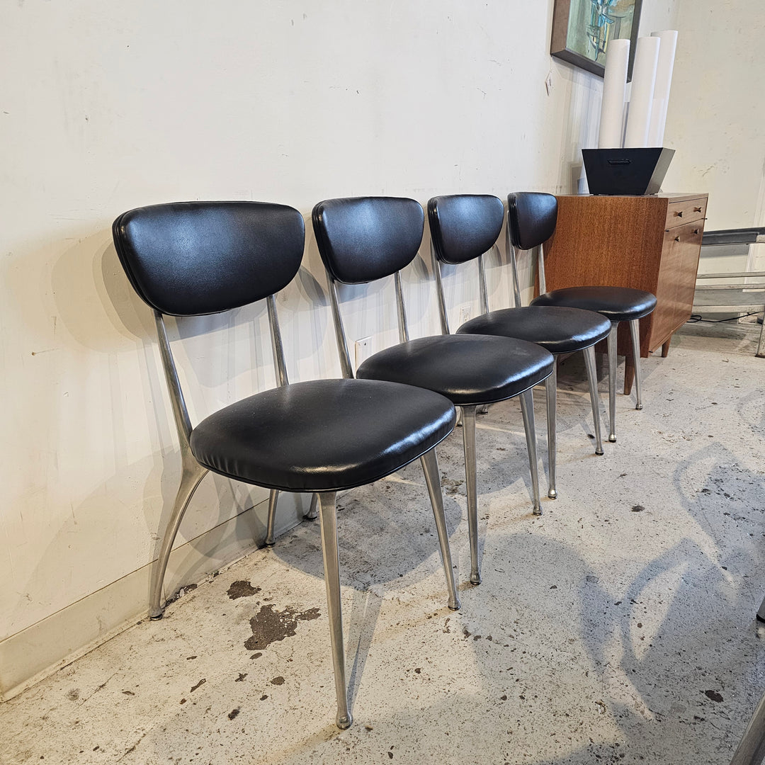 (4) Restored 1950s Shelby Williams Gazelle Chairs