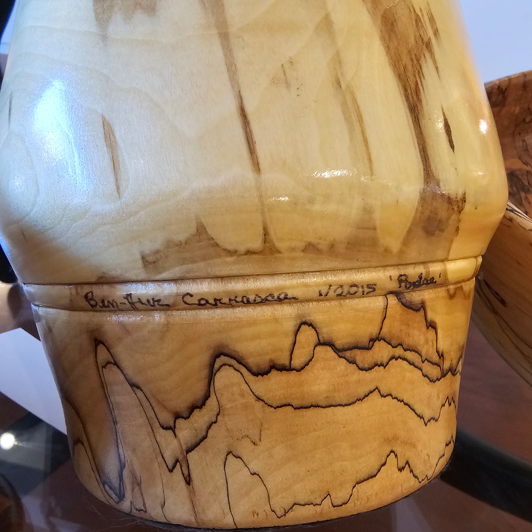 Large Spalted Maple Vase by Ben-Hur Carrasca