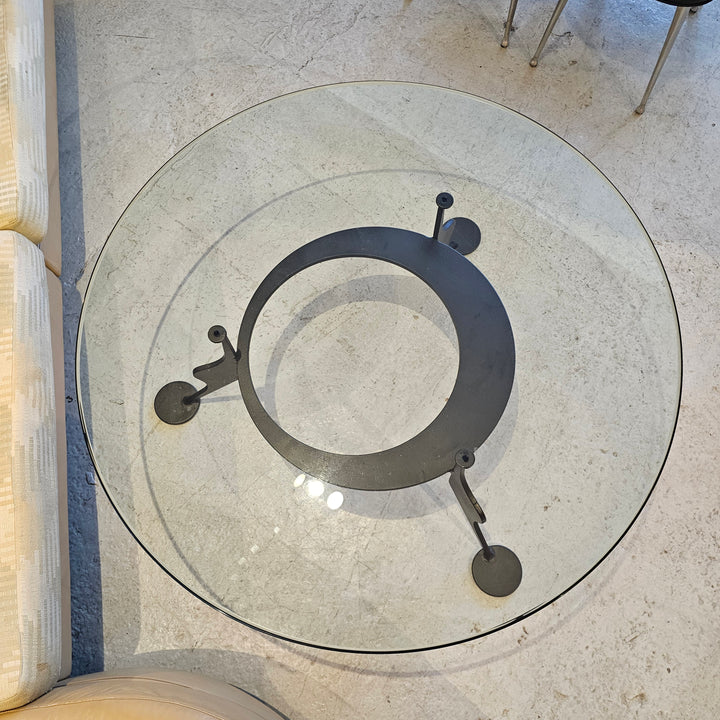 Custom Steel & Glass Coffee Table