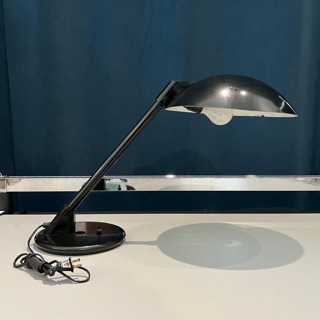 1980s Black Designer Desk Lamp (Large)