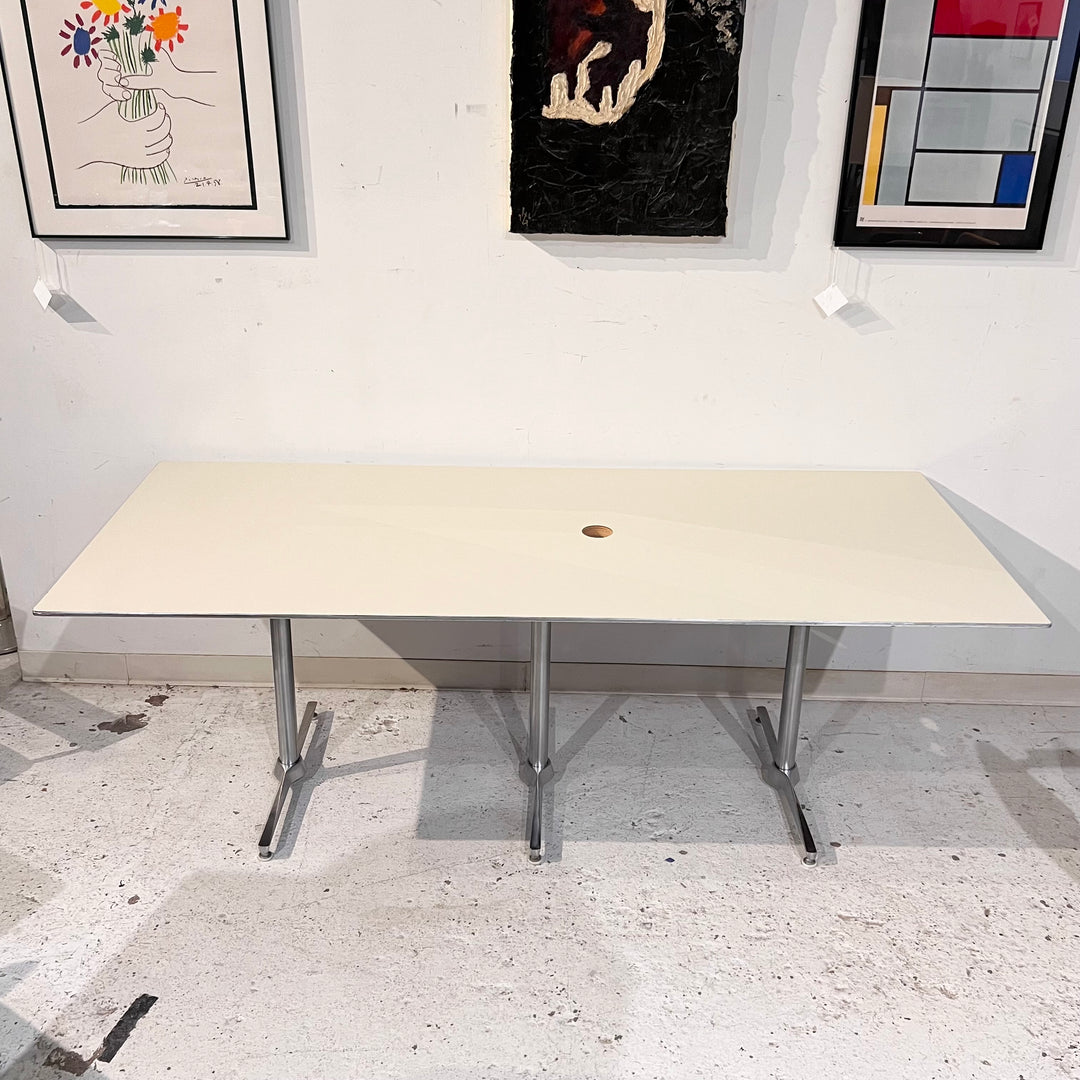 1970s Sleek 84” Work/Dining Table