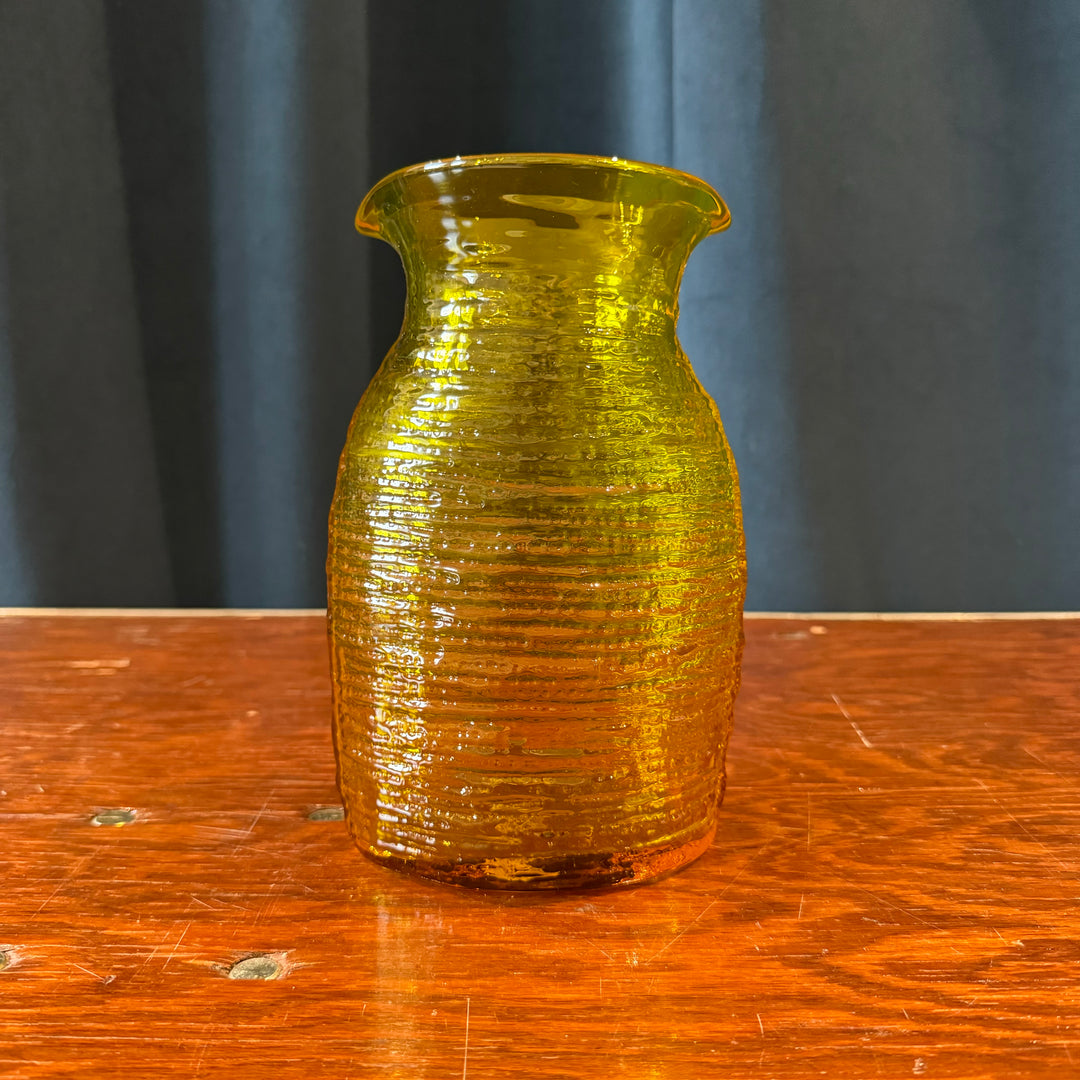 Yellow Blenko Pitcher