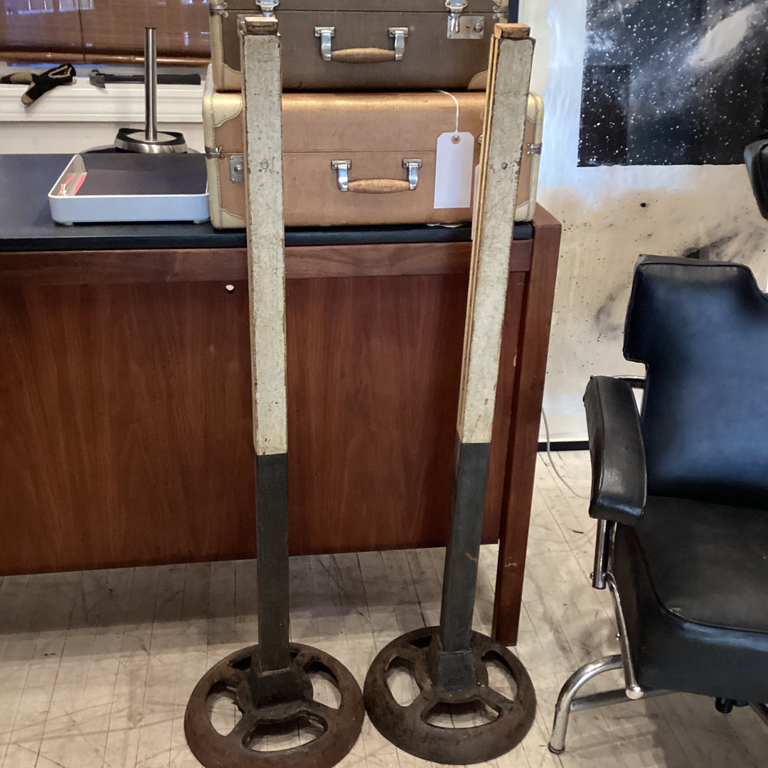 Pair of Antique High Jump Posts