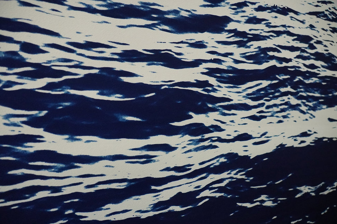 Large Water Cyanotype - Mariano Chavez