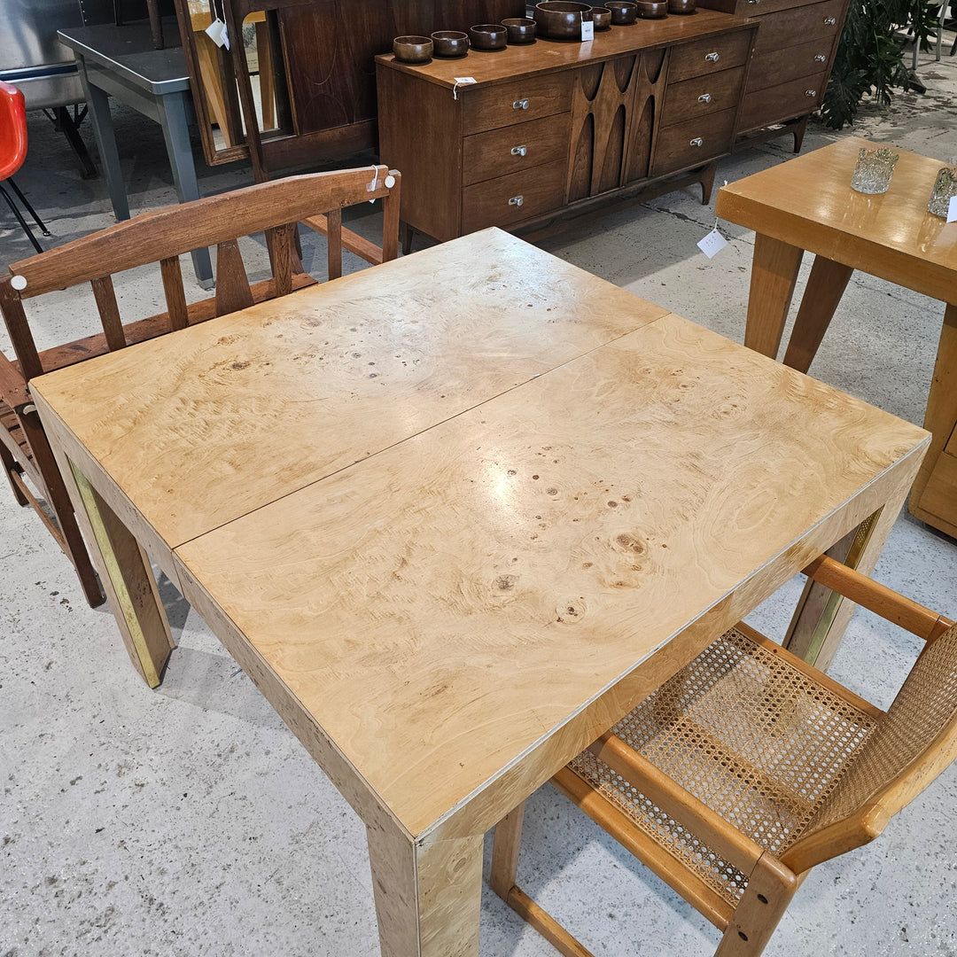 Vintage Burl Dining Table