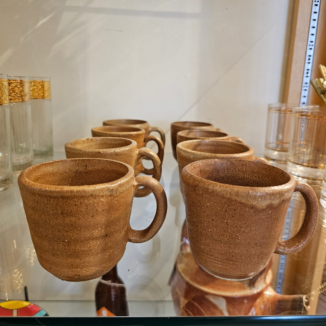 (8) Stoneware Mugs