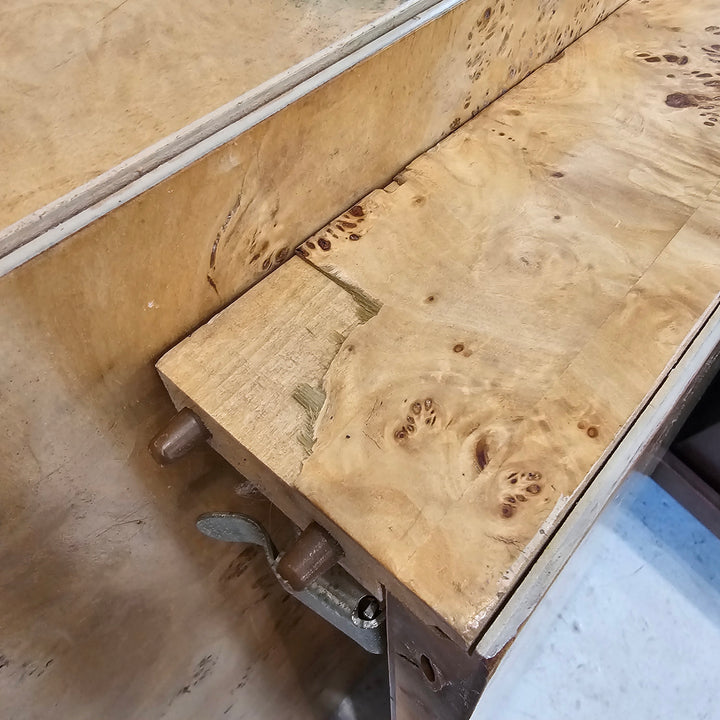 Vintage Burl Dining Table