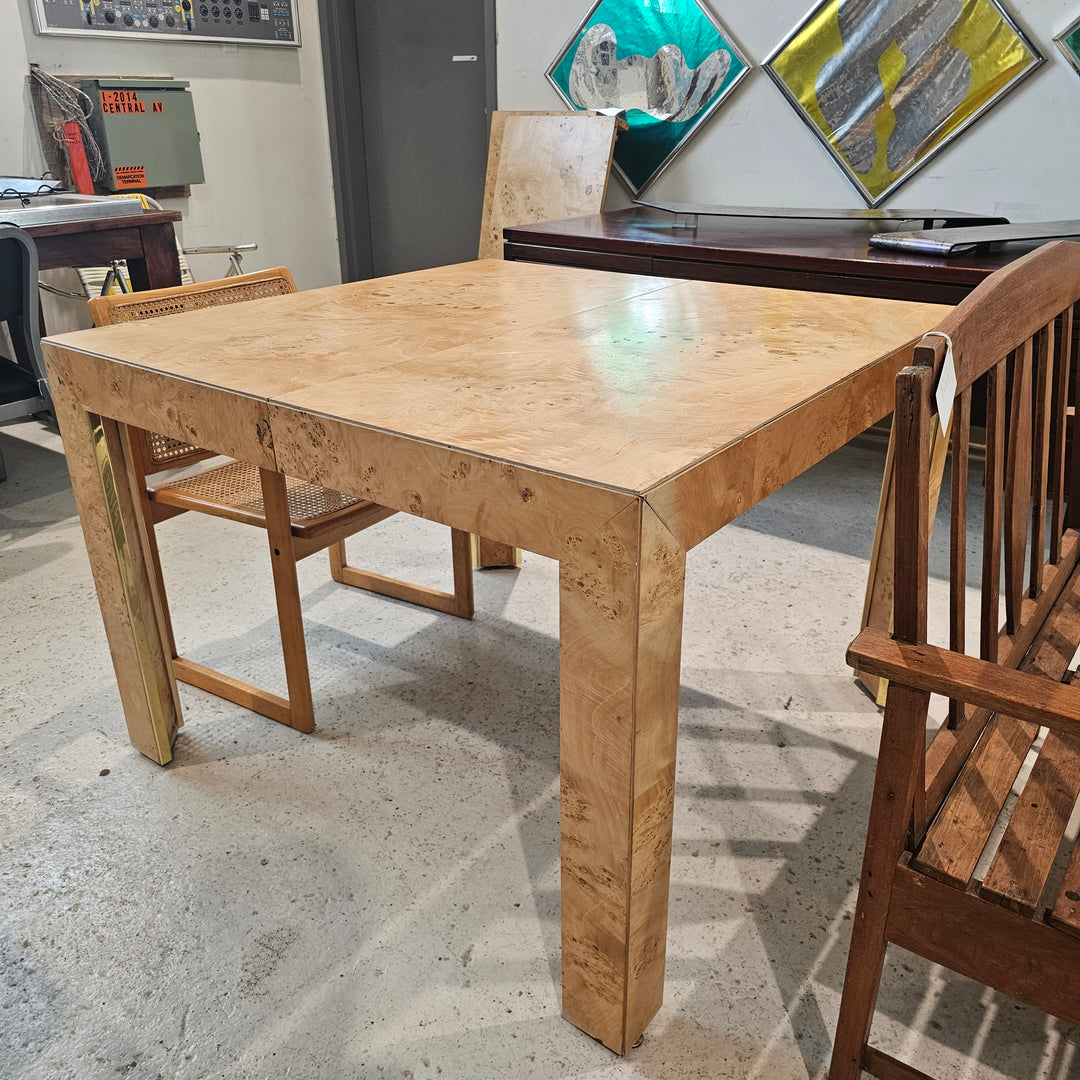 Vintage Burl Dining Table